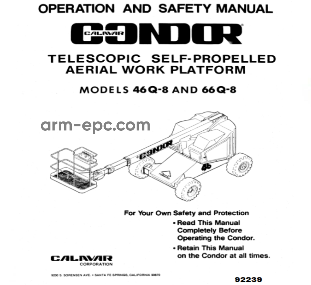 CONDOR PARTS MANUALS