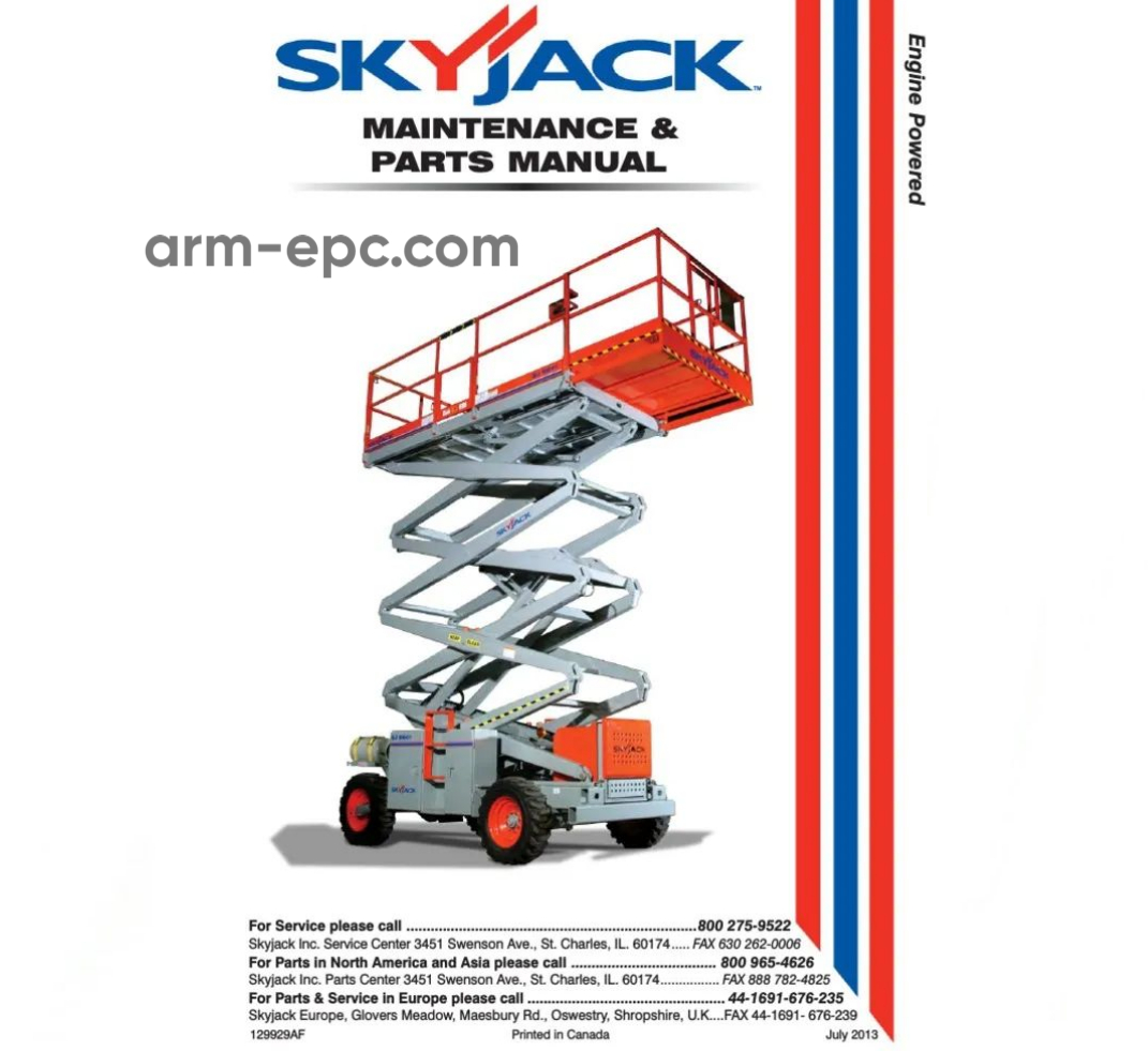Skyjack Parts Manual