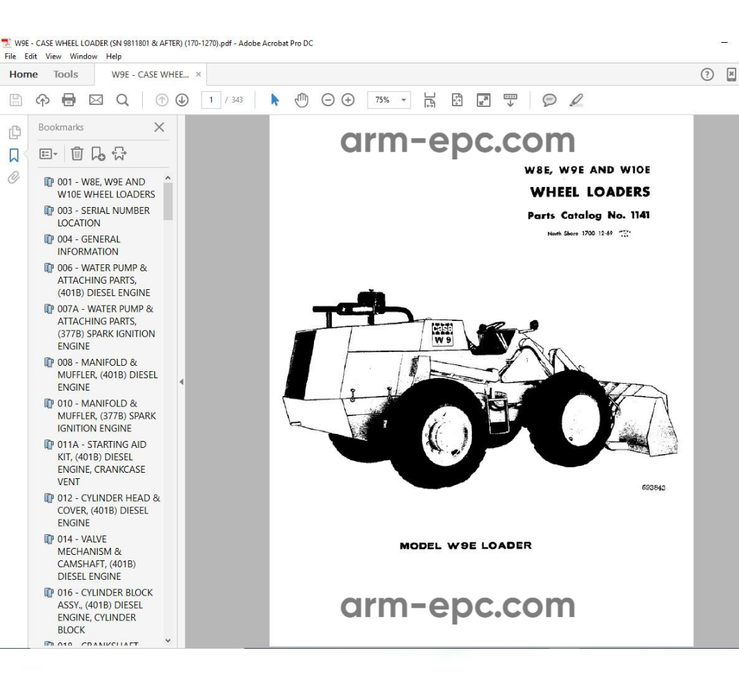 Case CNH Parts Manual